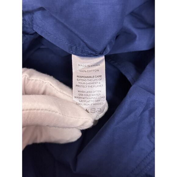 New Hill House Dress XL Womens The Louisa Nap Blue Cotton Smocked Midi - Picture 9 of 9